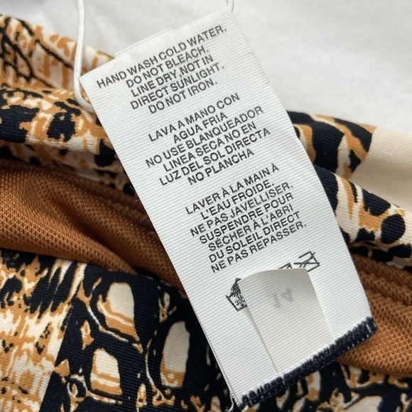 Bleu Rod Betty Animal Print Bikini Bottom Size 14 - Picture 2 of 9